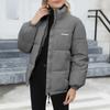 Женская мода повседневная однотонная куртка-пальто с длинным рукавом из хлопка на молнии