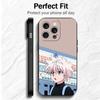 Милый Мягкий Чехол для Телефона Hunter X-Hunters для iPhone 16 16E 17 Air 15 Pro Max 14 Plus 13 Mini 11 12 7 Черный Задний Корпус
