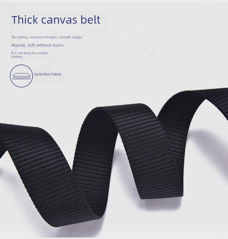Мужской тактический ремень Cobra Canvas с пряжкой из сплава - функциональный ремень из нейлона для работы на открытом воздухе