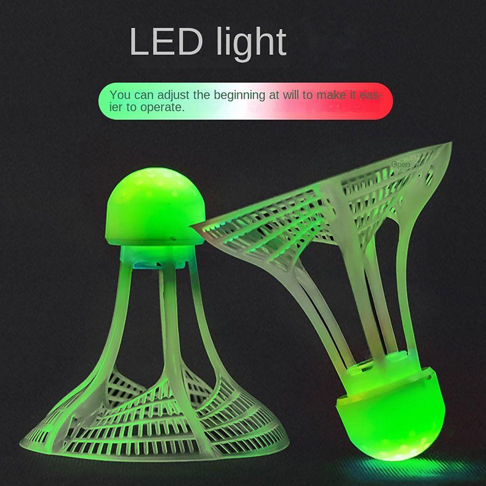 1/2/5pcs Super Resistant Fluorescent Shuttlecocks with LED Light LED Badminton Ball  Outdoor