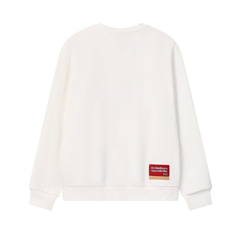 FILA CNY Sweatshirt Unisex Cloud White F11U619205FWT