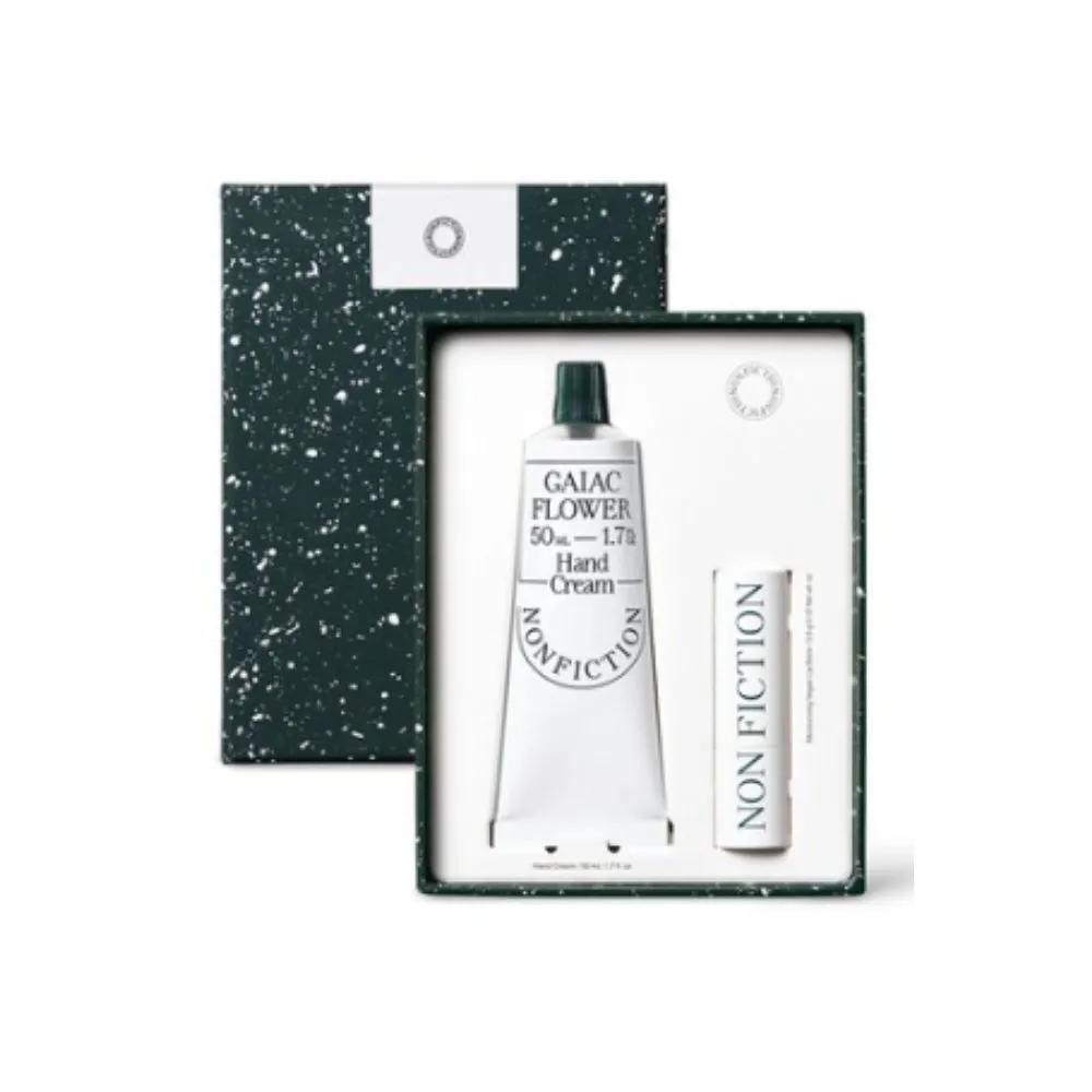 NONFICTION Gaiac Flower Hand Cream & Lip Balm Gift for Women
