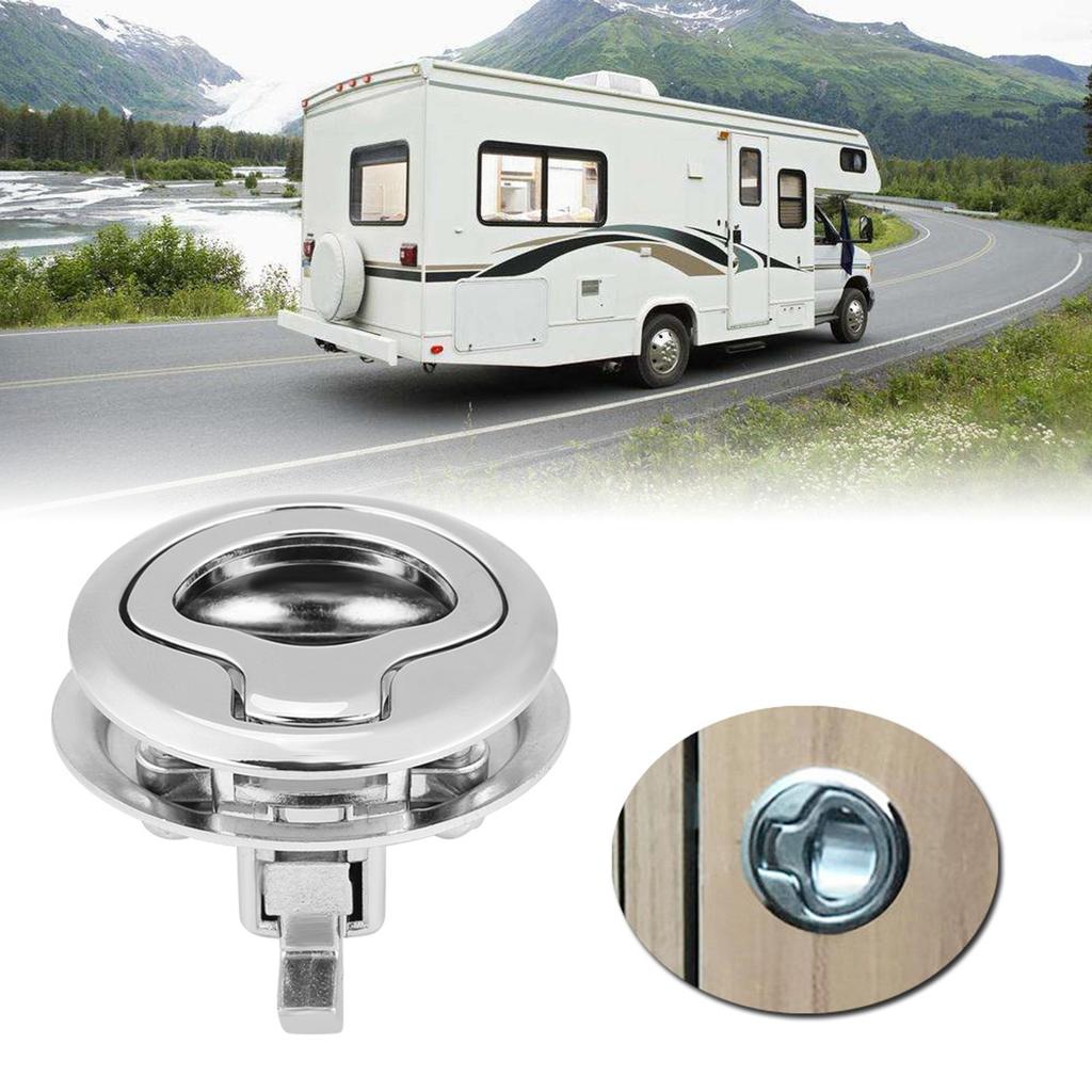 Deck Hatch Flush Pull Hatch Hatch Hatch Lock Zinc Alloy Flush Pull Hatch for RV Marine Boat RV