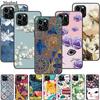Для Oukitel C21 Pro Чехол Роскошный 3D Рельефный Цветок Силиконовый Чехол для Телефона Для C21pro Ударопрочный Coque Рельефные Цветы Funda Capa