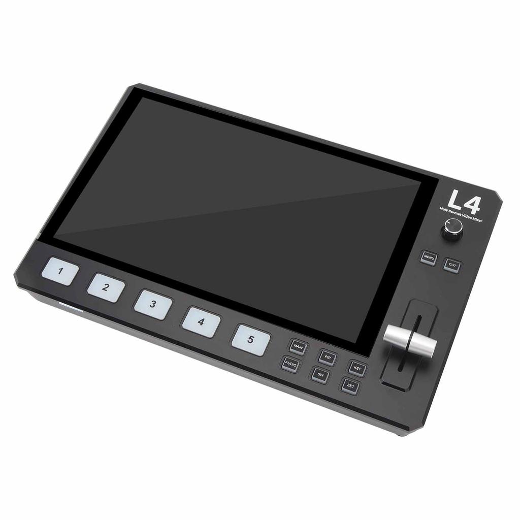 Многокамерный видеомикшер с 10,1-дюймовым сенсорным экраном, 5-канальный HD-мультимедиа USB SDI Live