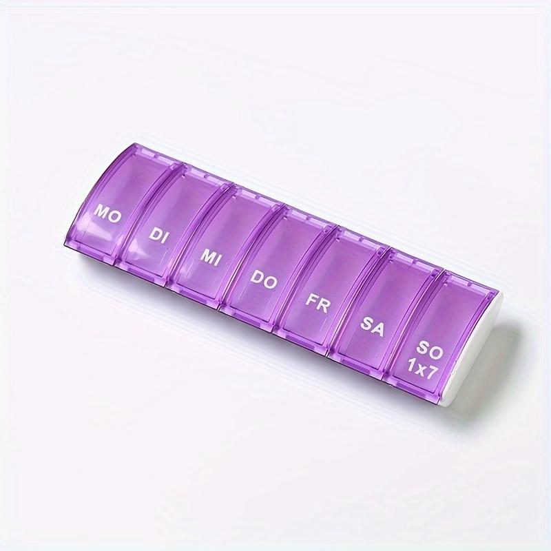 1 шт. Портативный семисекционный контейнер для лекарств на одну неделю, для хранения, дорожная упаковка, коробка для хранения таблеток