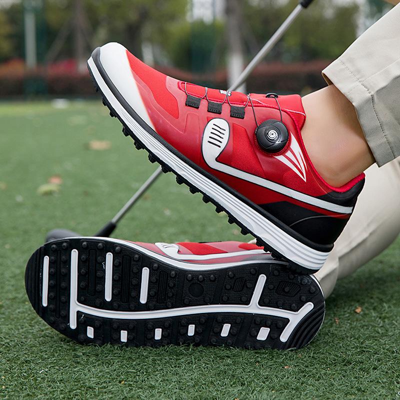 G1004 large size outdoor men's and women's same casual shoes wear-resistant golf shoes