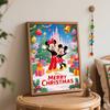 Disney Рождественская масляная живопись ручная роспись раскраска картина ручной работы DIY домашний декор подарок