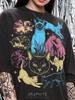 Cats Kittens Feline Animal Lover Cat Mom Comfort Colors® Tshirt, 90s Neon Pet Art Vintage Retro Bootleg Y2K Streetwear Tee