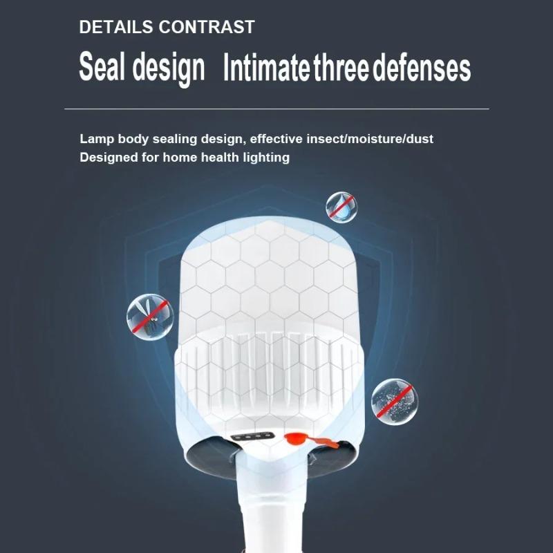 Солнечная лампа 300 Вт Кемпинговая солнечная светодиодная лампа USB перезаряжаемая 5 режимов освещения палатка подвесная лампа для походов на открытом воздухе аварийная