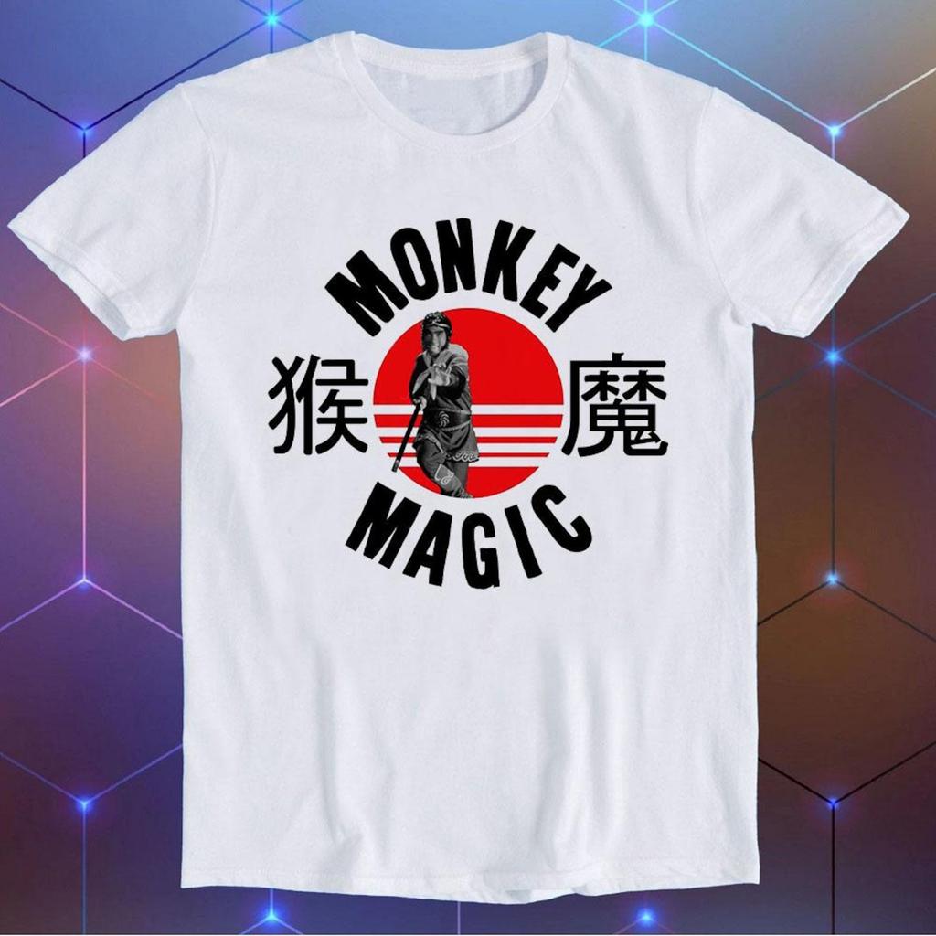 Monkey Magic Japanese Poster TV Series Best Seller Funny Meme Unisex Men Women Music Fashion Top Retro Gift Tee T Shirt E1430