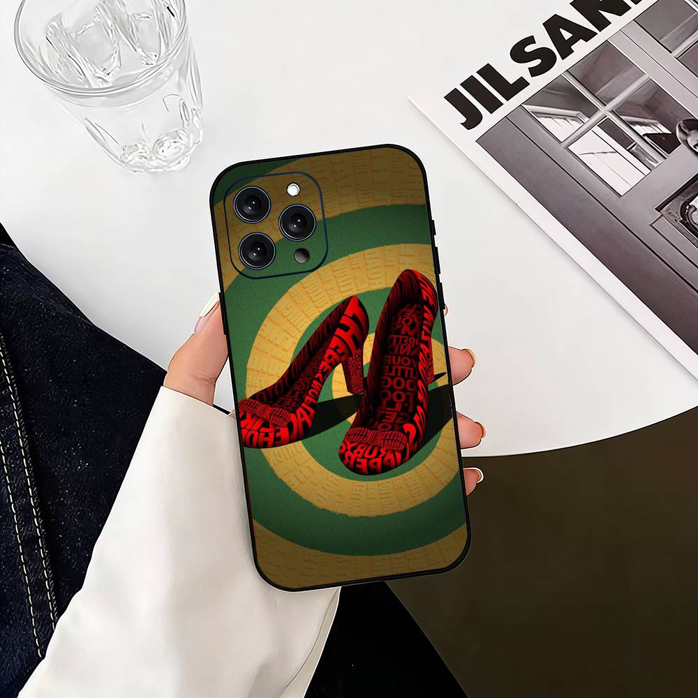 Чехол для телефона Фильм Волшебник из Страны Оз Для iPhone 17,16,15,14,13,12,11 Plus,Pro Max,XS,Мягкий Силиконовый Черный Чехол