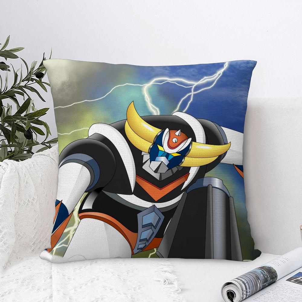 Мультяшная наволочка G-Goldoraks, декоративная для дивана, для дома, с двусторонним принтом, плюшевая, квадратная, чехол для подушки-декора, наволочка