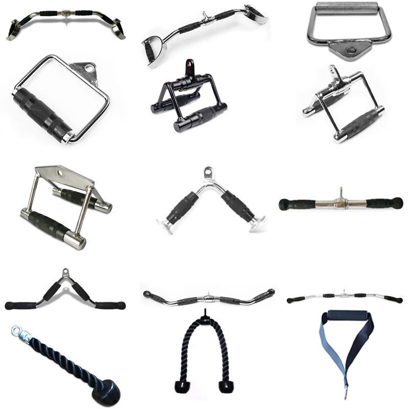 WEZHO Biceps Double-Ended Rope and Pulldown Bar