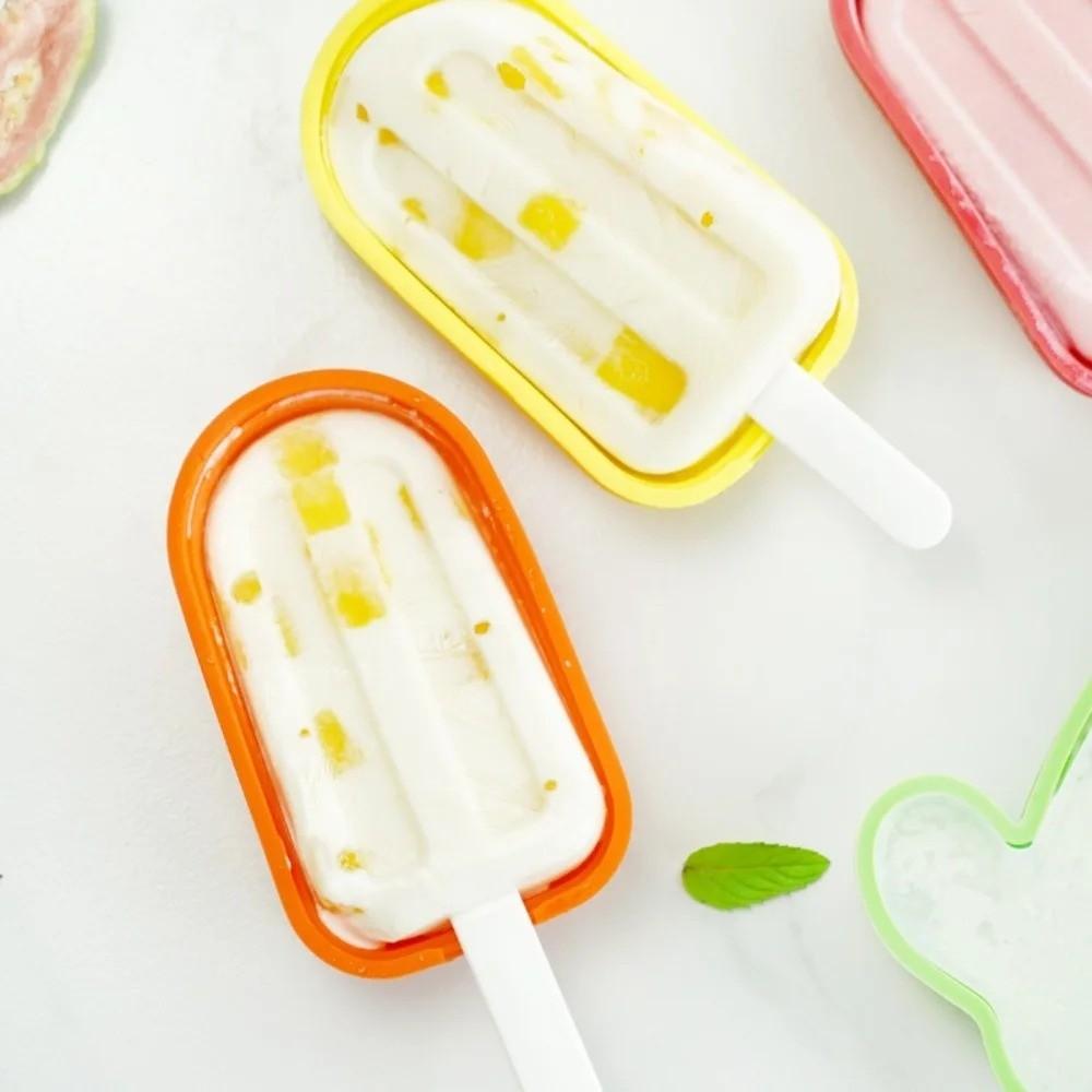 Stackable Popsicle Maker Mould Silicone Ice-lolly Maker Mould DIY Popsicle Mould Cheese Lollipops
