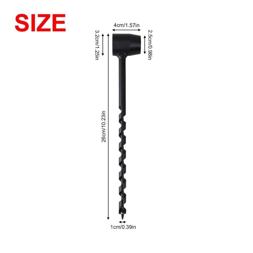 Light Weight Hand Auger Drill High Hardness Wood Auger Drill Bit Survival Drill Bit For Wilderness
