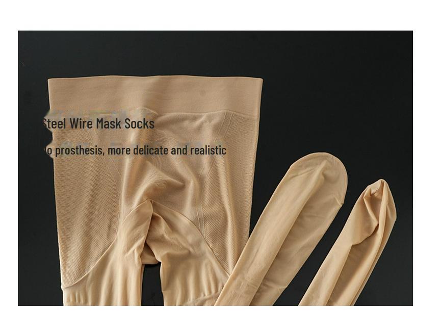 Бесшовные колготки Yuanbao с высокой талией 360° — женские, с защитой от зацепов, телесного цвета, весна и осень.