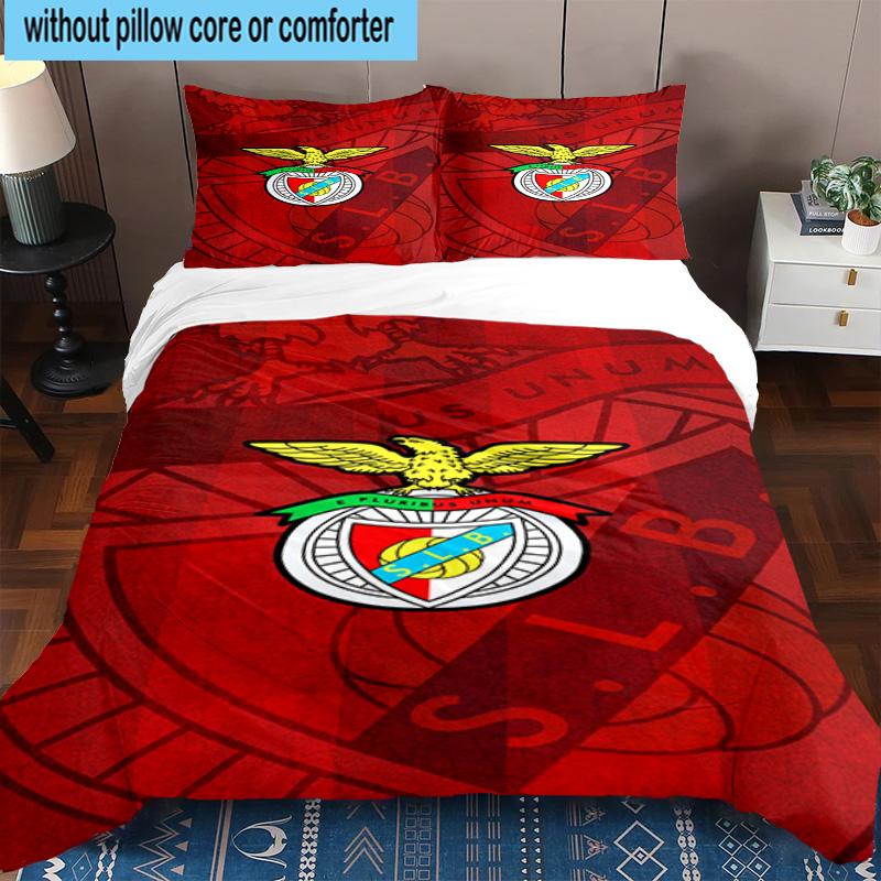 3PCS Football Club Eagle 3pcs Bedding,Including 3PCS Duvet Cover And 2pcs Pillowcases Perfect for Christmas,Ideal for Bedroom, Dormitory