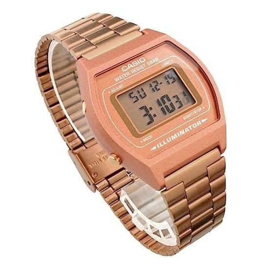 CASIO Цифровые наручные часы Серия Vintage B640WC-5A Унисекс Розовое золото Зарубежная модель