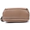 Everyday Bag with Two Compartments Made of Genuine Leather Vintage 22594 Beige