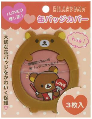 Обложка для бейджа Rilakkuma Can Oshikatsu Rilakkuma San-X
