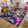 Cartoon Adventure Game Carpet 3D Print Genshin Impact Floor Mat Living Room Carpet Soft Flannel Play