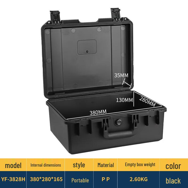 MR MOOSE YF3828H Thickened Plastic Portable Safety Tool Box