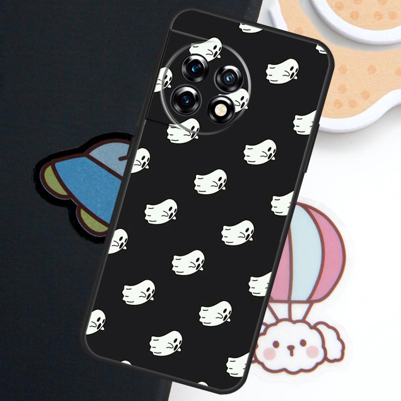 Cute Halloween Ghost Case For OnePlus Nord 5 CE 3 4 Lite N20 N30 OnePlus 15 13 12 11 10 Pro 10T 12R 13R 15R Cover