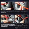 10/20Pcs Universal Anti-Skid Snow Chains Double Grooves Cable Ties Car Tire Strap  Winter