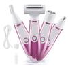 1Pc New 4-in-1 Women's Shaver USB Charging Electric Shaver Leg Hair Armpit Hair Remover Private Pubic Hair