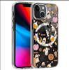 Магнитный чехол Хэллоуинский Карнавал для iPhone 15/16/17 Pro Max – Прозрачный Полное Покрытие