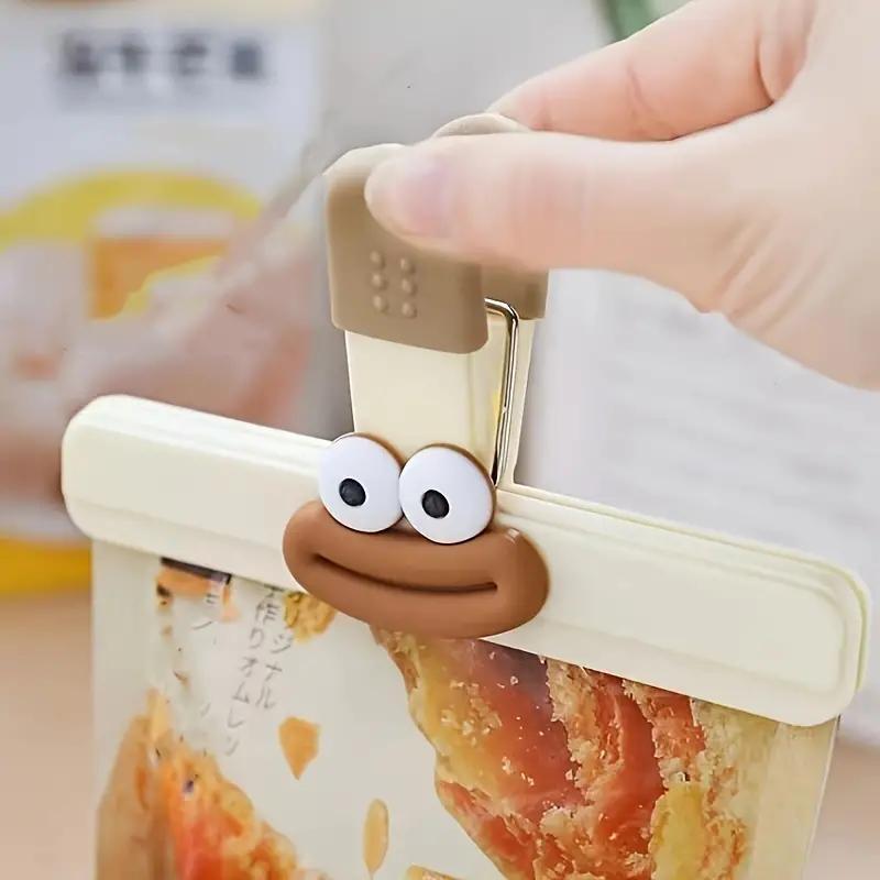 1Pcs Portable Sealing Clips for Food Bags Airtight Bag Clips Sealing Clip Strong Spring Chip Bag Clips Freshness Preserving Food Storage Clips