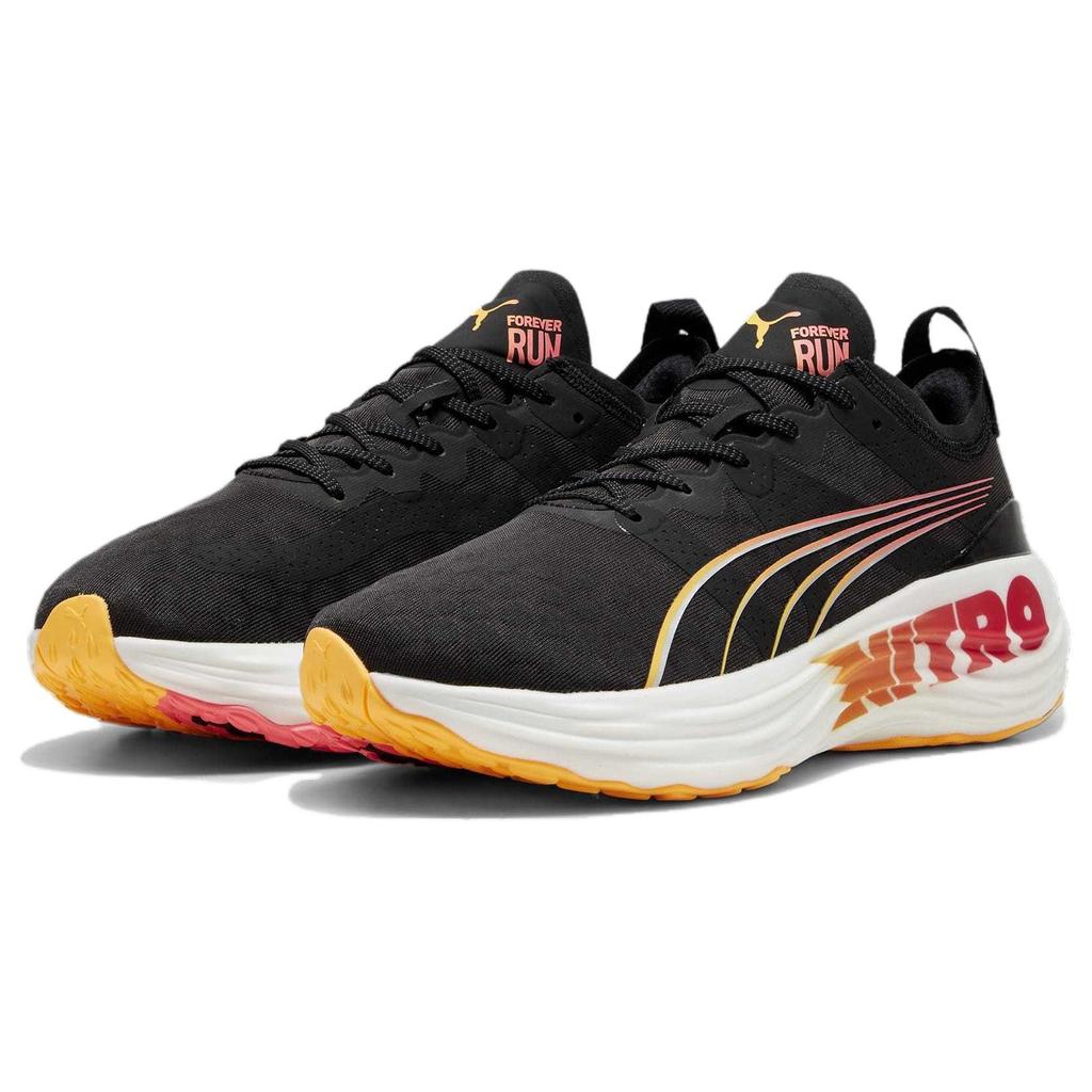 Puma ForeverRun Nitro Black Sun Stream Men Sneakers Sunset-Glow 309703-01