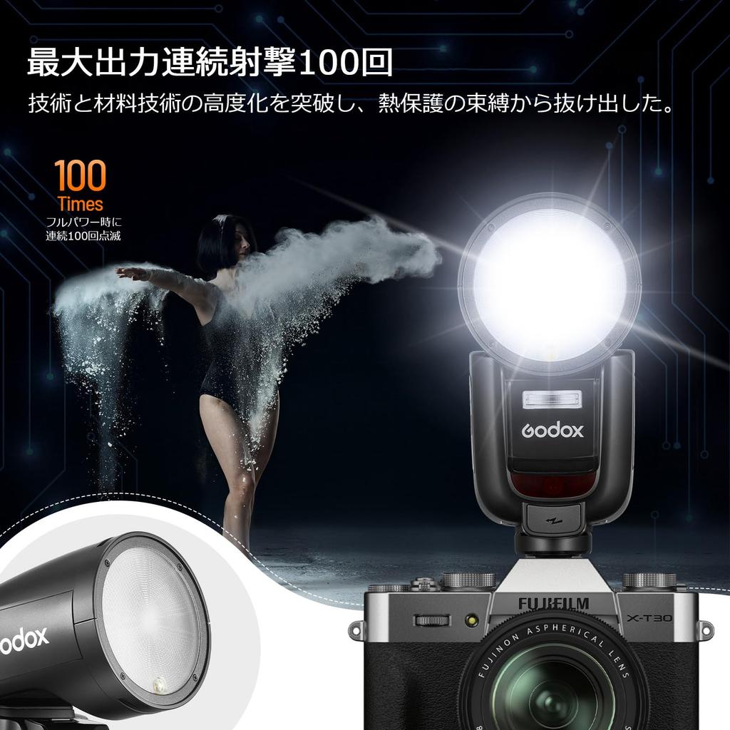 Сертифицированный GODOX Flash Strobe 76WS TTL HSS Высокоскоростная синхронизирующая беспроводная круглая головка Strobe Время перезарядки секунд Совместимость с Fuji
