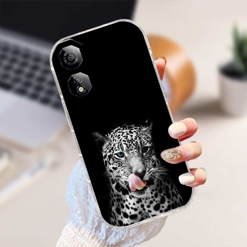 Чехол для ZTE Nubia Neo 2 5G NubiaNeo2 Мультяшное Животное Мягкий Силикон ТПУ Прозрачная Крышка Для Nubia Neo2 Z2352N Прозрачный Чехол Для Телефона