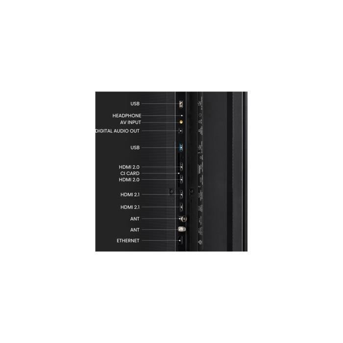 Téléviseur Mini-LED - Hisense - 85UXKQ - 4K UHD - Smart TV - Compatible HDR
