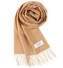 GILDARA FT33 Premium Cashmere Basic Wave Cashmere Solid and 100% Scarf, Color, Men's Women's (Camel (Y8612))