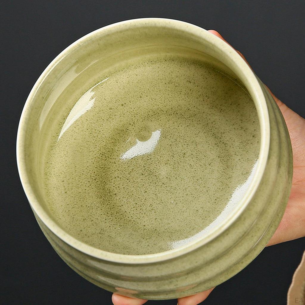 Керамическая чаша для матча, ручная работа, японское приготовление, портативный фарфор, смешивание чая