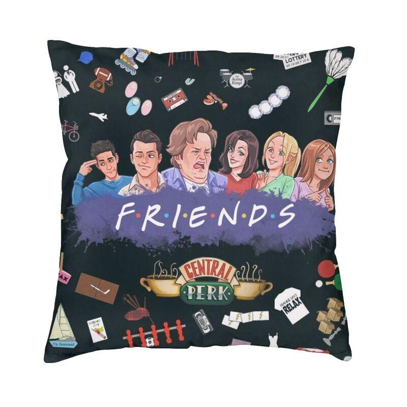 Friends Classic TV Show Cushion Cover Doublesided Print Throw Pillow Case for Sofa Custom Pillowcase Decoration