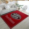 Ac Milan Customizable Name Area Rug Perfect for Playrooms Study room Game Room Foyer Anti-slip Rug Office home decor