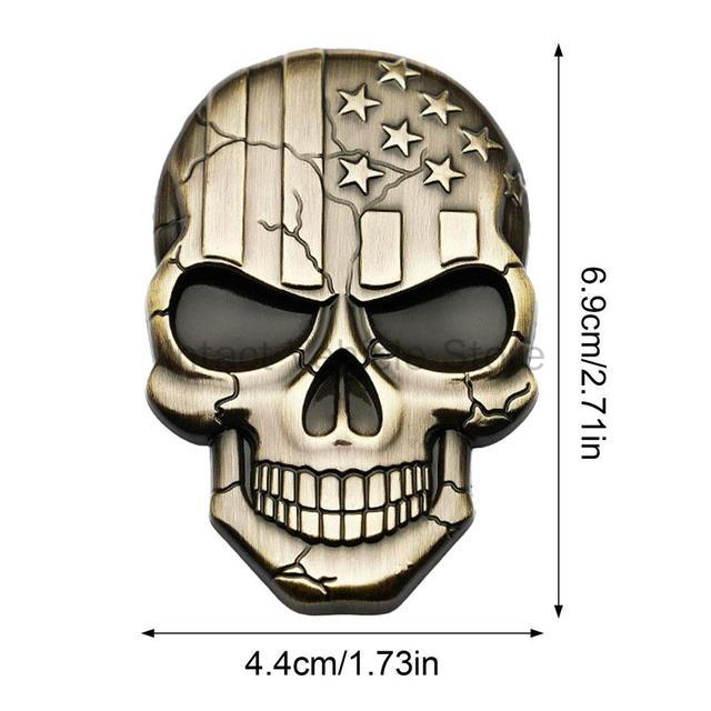 3D металлический череп дьявола эмблема автомобиля наклейка хромированная наклейка на автомобиль значок бампер наклейка для автомобиля внедорожник грузовик мотоцикл автомобиль наклейка наклейки
