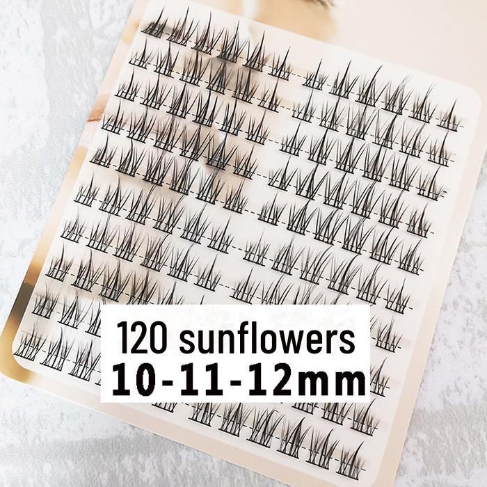 «Ленивая трилогия Подсолнух Белый Лунный свет Волшебная фея Сегментированные завитые ресницы»