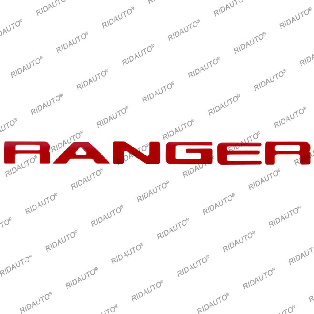 Высококачественная 3D наклейка-эмблема Ranger из АБС-пластика, подходит для Ford Ranger T9 2022 2023 Wildtrak Sport XLT XL+ XL, буквы логотипа на заднюю дверь