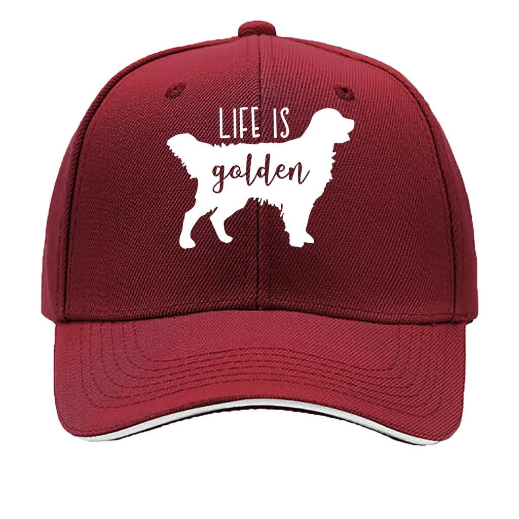 Outdoor Mountaineering Casual Puppy Print Hip Hop Hat Curved Brim Retro Sports Running Hat Hat Versa Sandwich Baseball Cap