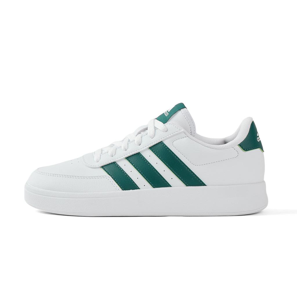 Adidas Breaknet 2.0 Sports Fashion Versatile Casual Durable Low-Top Skate Shoes Unisex Sneakers Green White IG6885
