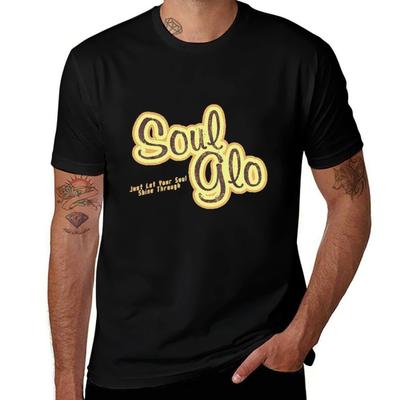 Футболка Soul Glo хлопковая футболка 100% мужская футболка графические футболки для мужчины графическая смешная футболка