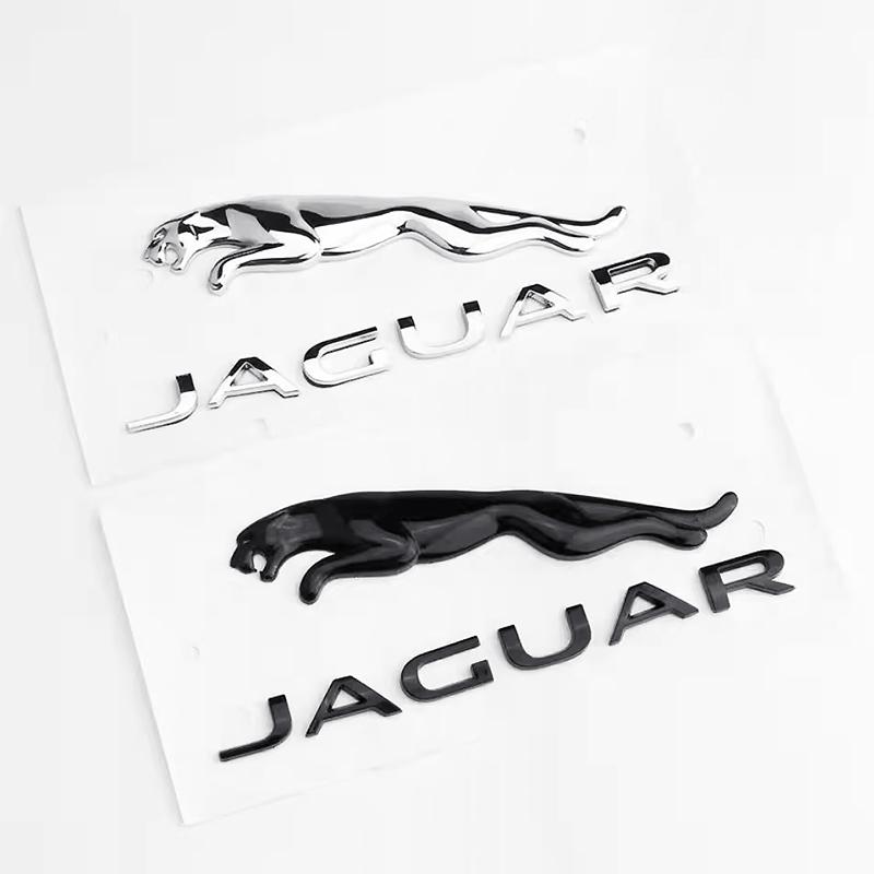 Car Front Grill Emblem Logo Rear Trunk letter Badge Sticker For Jaguar XF X-TYPE S-TYPE XE XJ XK XJL XFR F-Type F-Pace SS3