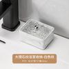 Керамическая банка для ватных палочек Ванная комната Стол Мраморная Ватная салфетка Коробка для хранения Прозрачная Косметичка для пудры Домашний декор