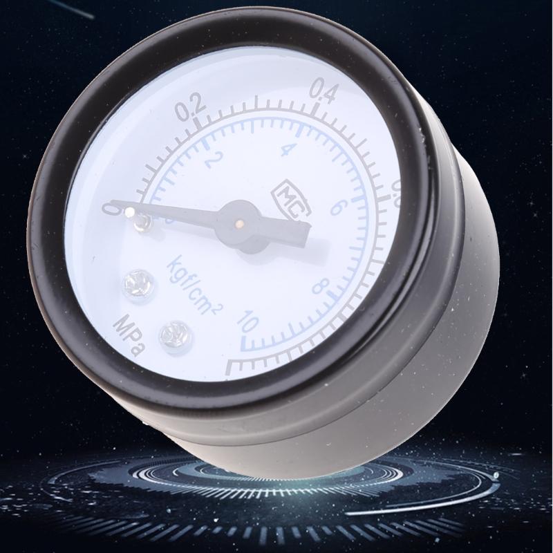 Модернизированный манометр с резьбой 1/8 дюйма, мини-манометр, чугунный для оболочки и алюминиевой резьбы, ударопрочный Ga