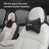 Car Breathable Neck Pillow Suede Headrest Accessories For Jeep Grand Cherokee Wrangler JK Gladiator Compass Renegade Patriot AKQ1